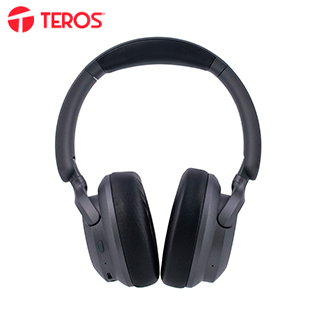 Audífono inalámbricos TEROS TE-8038N, USB-C, Negro Titanium