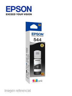 BOTELLA DE TINTA EPSON T544, COLOR NEGRO, CONTENIDO 65ML