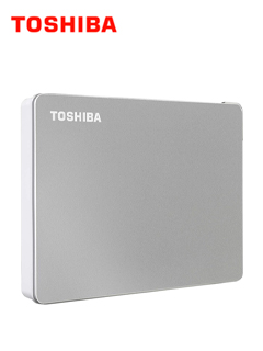Disco Duro Externo Toshiba Portátil Canvio Flex, 2 TB, USB 3.0 / 2.0, Color: Plata