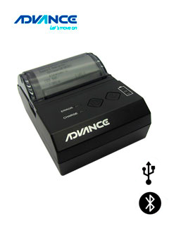 Impresora termica Inalámbrica Advance ADV-7011, velocidad de impresion 90 mm/seg