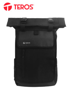 Mochila Teros TE-ACS9018, Poliéster, notebook hasta 15.6", negro