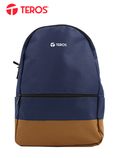 Mochila Teros TE-ACS9019, Poliéster, notebook hasta 15.6", color azul + marron