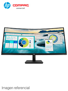 Monitor HP P34hc G4 WQHD VA USB-C Curvo 34" HDMI / DP / USB-A, Color Negro