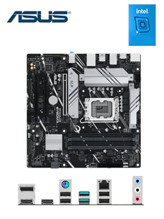 Motherboard ASUS PRIME B760M-A Chipset Intel B760, LGA1700, Micro ATX