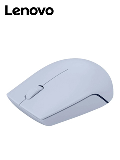 Mouse Inalambrico Compacto Lenovo 300, Color Azul Escarcha