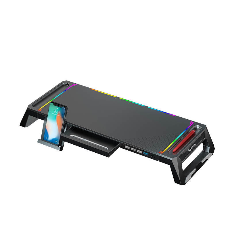 Rgb Display Stand STAND PARA MONITOR RGB MULTIPROPOSITO CON 4 PUERTOS USB