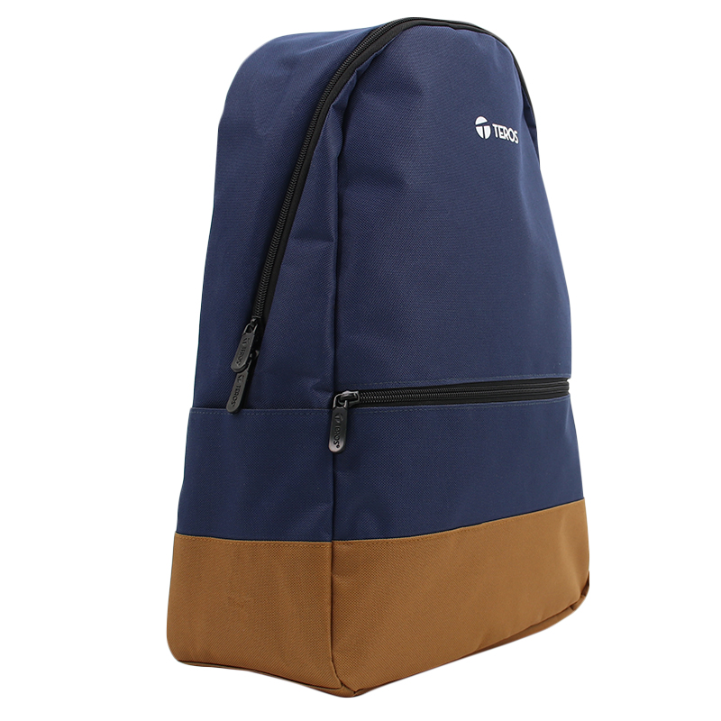 Mochila Teros TE-ACS9019, Poliéster, notebook hasta 15.6", color azul + marron