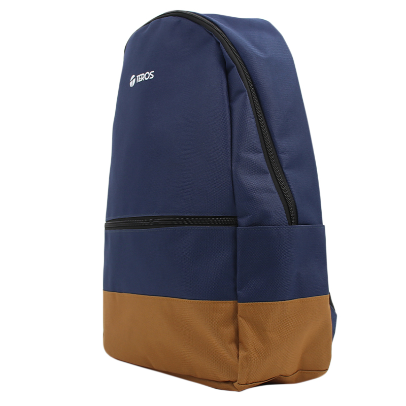 Mochila Teros TE-ACS9019, Poliéster, notebook hasta 15.6", color azul + marron