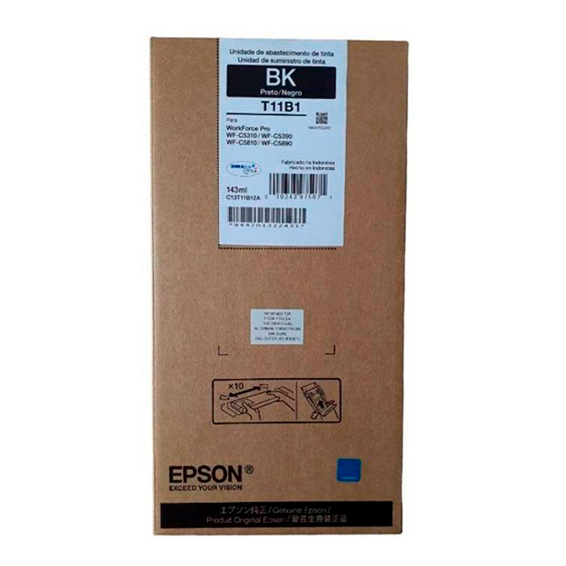 Bolsa de tinta EPSON T11B120-AL Color Negro, 143 ml
