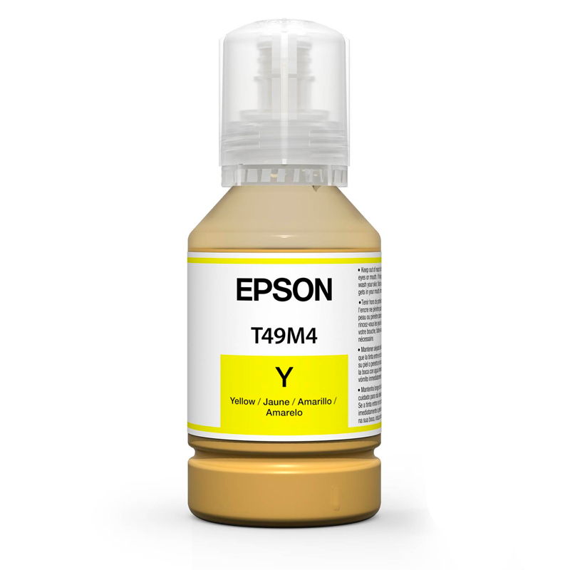BOTELLA DE TINTA ULTRA DS T49M, COLOR AMARILLO, CONTENIDO 140ML