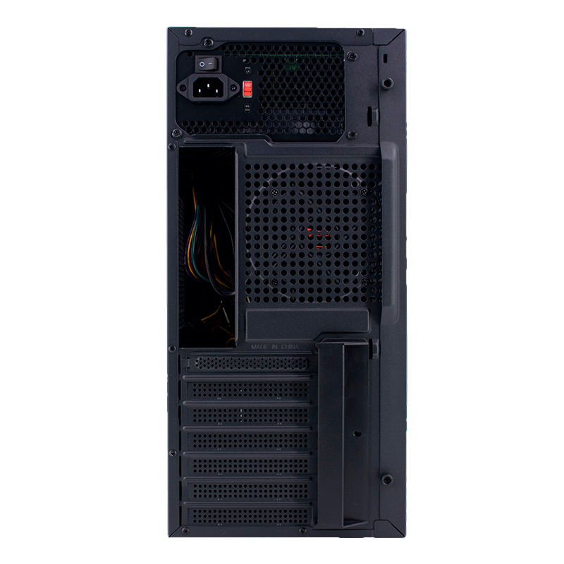 Case TEROS TE-1036S, Factor de forma ATX, 250 W, USB 3.0 / 2.0, audio, negro