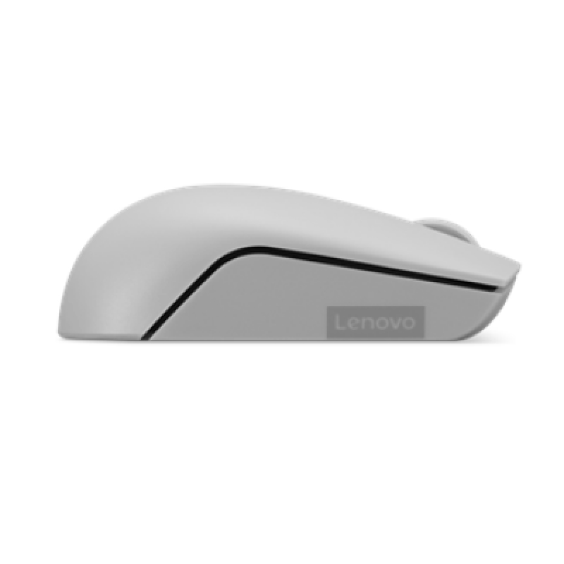 Mouse Inalambrico Compacto Lenovo 300, Color Gris Artico