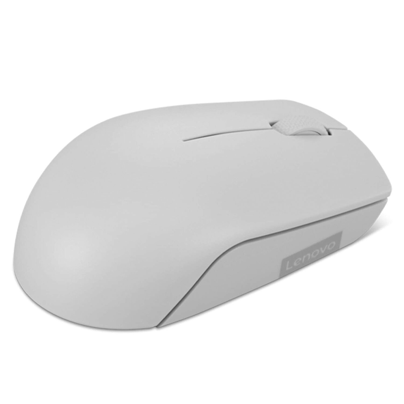 Mouse Inalambrico Compacto Lenovo 300, Color Gris Artico