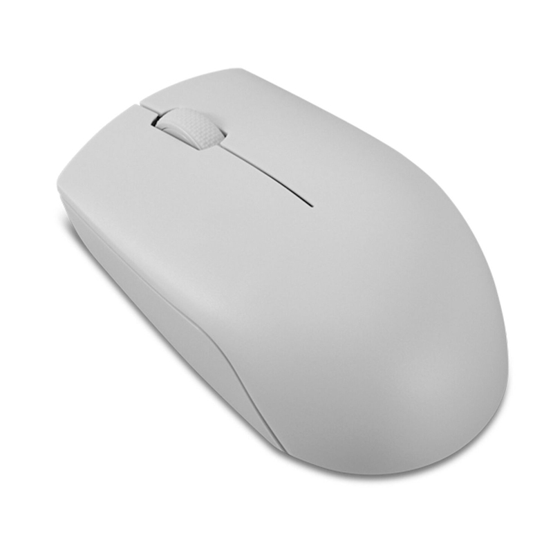 Mouse Inalambrico Compacto Lenovo 300, Color Gris Artico