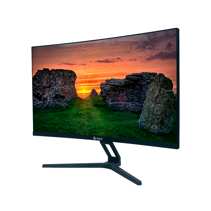 Monitor Curvo Teros TE-2734S, VA FHD (1920 x 1080), 144HZ, 1MS, HDMI, DP, Audio Out