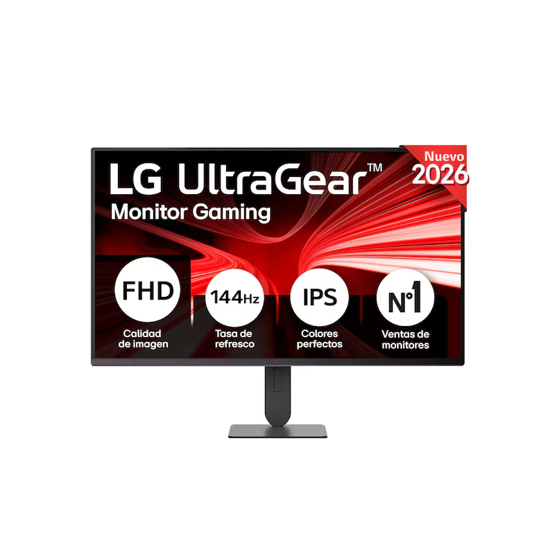 Monitor LG UltraGear G4 27G414B, 27/FHD/IPS/144Hz/HDMI/DP/Salida para auriculares