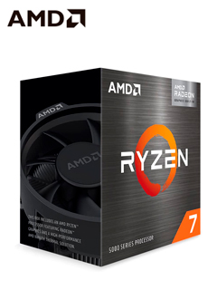 PROCESADOR AMD RYZEN 7 5700G, 3.80 / 4.60GHZ, 16MB L3, 8-CORE, AM4, 7NM, 65W