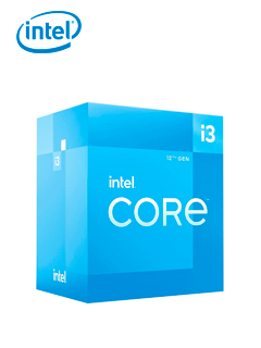 PROCESADOR INTEL CORE I3-12100 3.3 / 4.3GHZ 12MB INTEL SMART CACHÉ, LGA1700, INTEL 7(10NM)