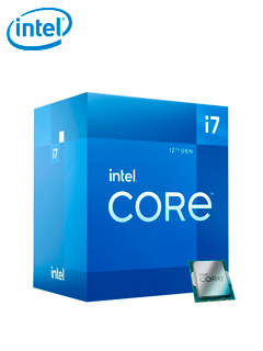 PROCESADOR INTEL CORE I7-12700 1.60/4.90GHZ, 25MB SMARTCACHÉ, LGA1700, 180W, INTEL 7(10NM)