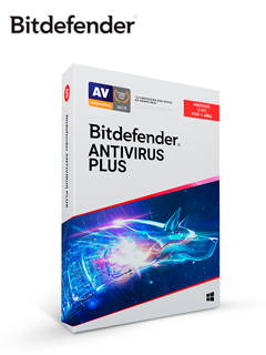 Software Bitdefender Antivirus Plus, Licencia para 3 PCs, por 12 Meses + 3 Gratis