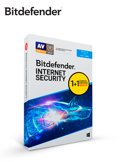 Software Bitdefender Internet Security, Licencia para 1PC+1 Adicional, 12 Meses + 3 Gratis