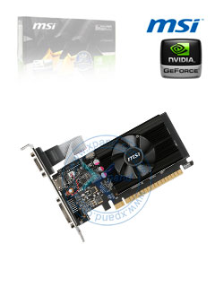 Tarjeta de video MSI Nvidia GeForce GT 710, 2GB DDR3 64-bit, PCI-e 2.0, Low-Profile