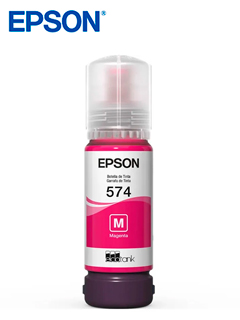 BOTELLA DE TINNTA EPSON T574, COLOR MAGENTA, CONTENIDO 70ML
