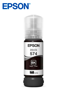 BOTELLA DE TINTA EPSON T574, COLOR NEGRO, CONTENIDO 70ML